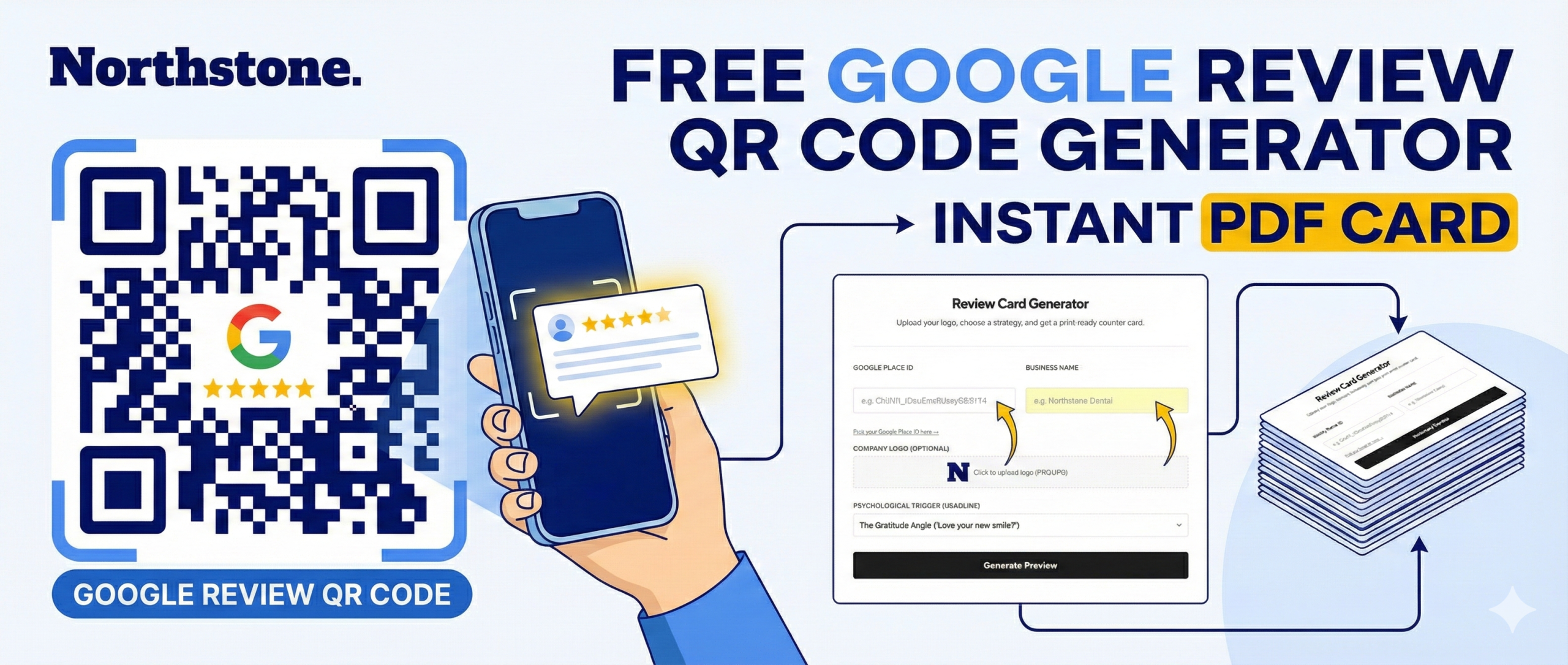 Free Google Review QR Code Generator